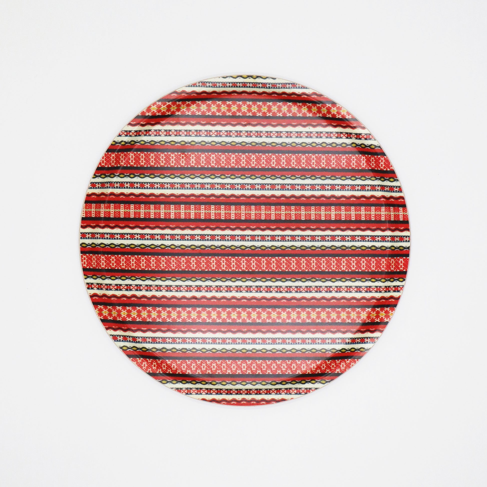 Bricka Tina med stilrent mönster från Dalarna