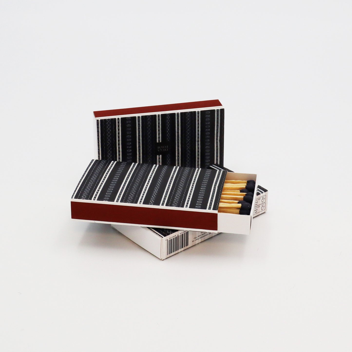 Tändsticksask Maggan med dalainspirerat mönster